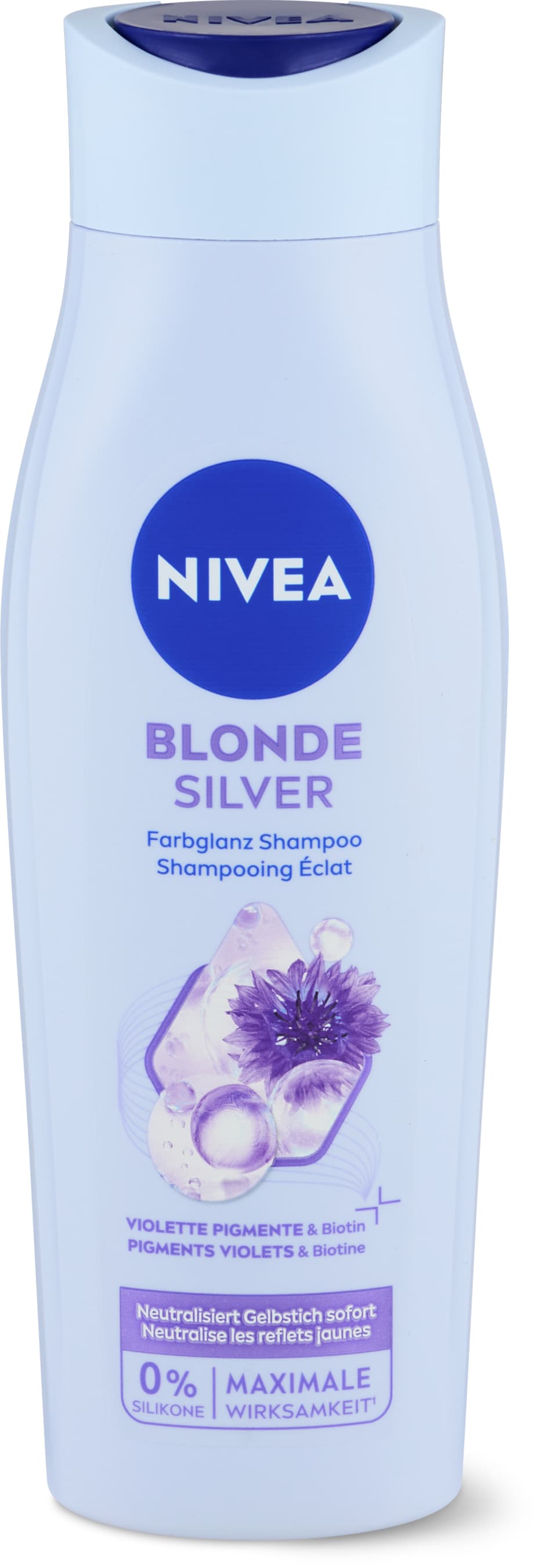 Nivea Blonde Silver Shampoo graues, weisses oder blondiertes Haar 250ml